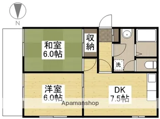 フォンターナ【102号室】の間取り