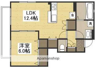 フィカーサ総社A【101号室】の間取り