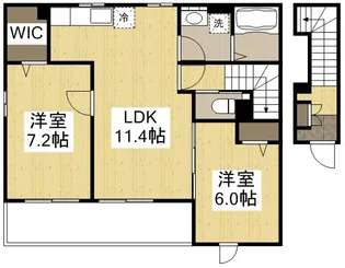 シャルマンジャンⅣ【2階】の間取り