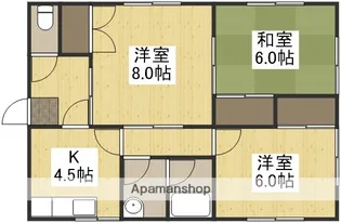 アネックス門田【2階】の間取り