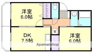 ハイコートジェム【1階】の間取り
