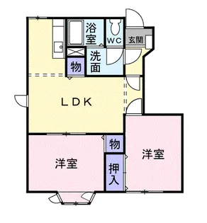 カーサ A【1階】の間取り