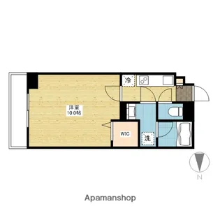 FRIEND COURT岡山医大東【10階】の間取り