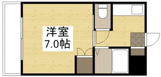ラ・パルテール福富 弐番館【222号室】の間取り