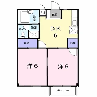 エルディムカーサΙ【2階】の間取り