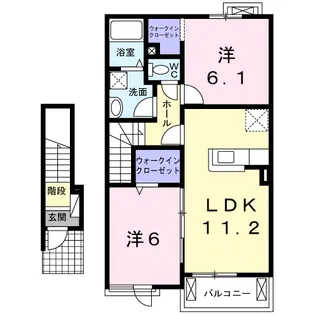 ベラ・カーサ【2階】の間取り