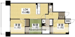 ロイヤルガーデン野田【7階】の間取り