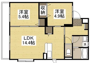 ディアコート清音【2階】の間取り