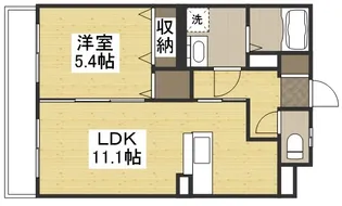 ディアコート清音【2階】の間取り