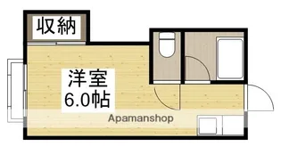 コーポレイバン【207号室】の間取り