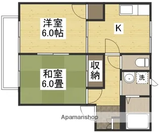 星の郷 A棟【101号室】の間取り