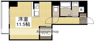 リビンコートSTUDIO富町アネックス【805号室】の間取り