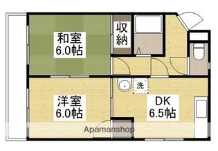 エクセレンス笹沖【205号室】の間取り