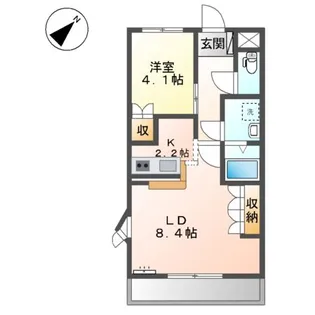 ベルフォーレ【2階】の間取り