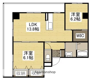 ヴィオーラ中山下【7階】の間取り