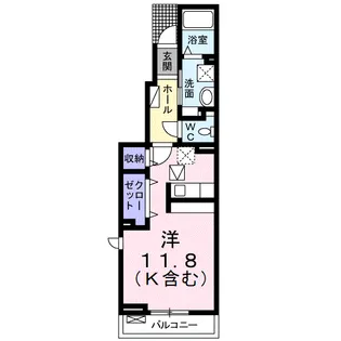 タイタン【1階】の間取り