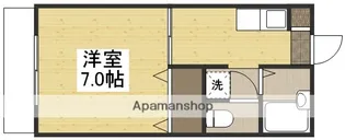 MOMO【103号室】の間取り