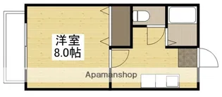 コーポ戸板【1階】の間取り