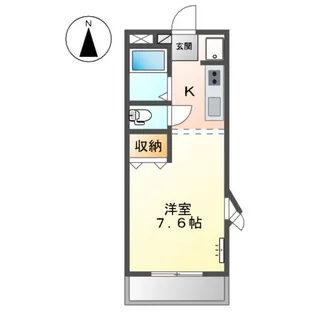 グリーンハイツ吉田【2階】の間取り