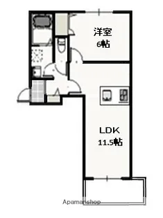 リュミエール A【1階】の間取り