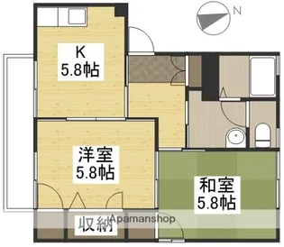 ボーネンA【1階】の間取り