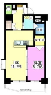 アリビオ高柳【3階】の間取り