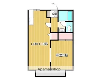 サンガーデン倉敷C棟【2階】の間取り