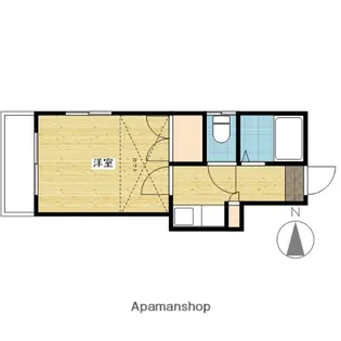 旭本町第2レジデンス【2階】の間取り