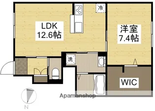 グリシーナ【1階】の間取り