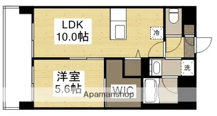 N・O医大南【7階】の間取り