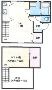カーサフィオーレ野田【101号室号室】の間取り