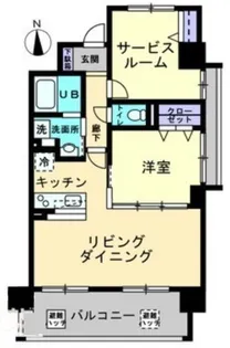 リオン後楽園【305号室】の間取り