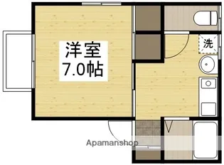 黒住コーポ【2階】の間取り
