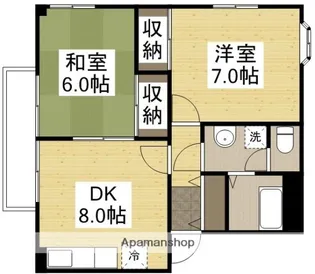 ローゼA【102号室】の間取り