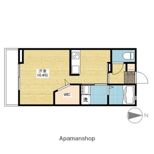 PRONUBE関B【1階】の間取り