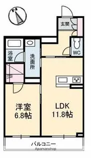 リーストソフィア【2階】の間取り