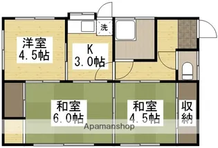 岡山県倉敷市平田【一戸建】の間取り