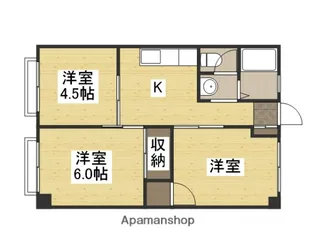 卓コーポ【3Y号室】の間取り