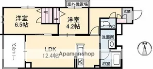 シャーメゾンルッカ【2階】の間取り