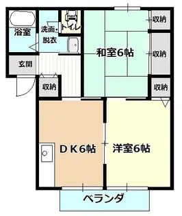 総社Sフラッツ A【2階】の間取り