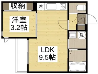 GRANDTIC SUN(グランティック サン)【103号室号室】の間取り