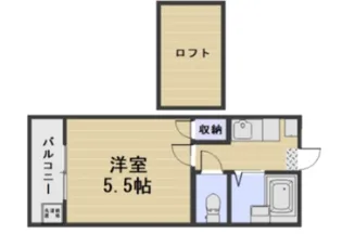 リヴェール豊成第2【1階】の間取り