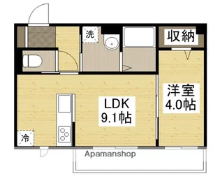 フォルティス四十瀬【2階】の間取り