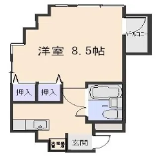 セシルタワー【301号室】の間取り