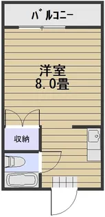 メゾン奥田南【206号室】の間取り