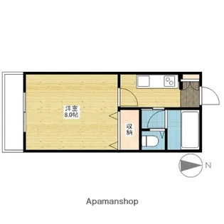 リバージュ平井【2階】の間取り