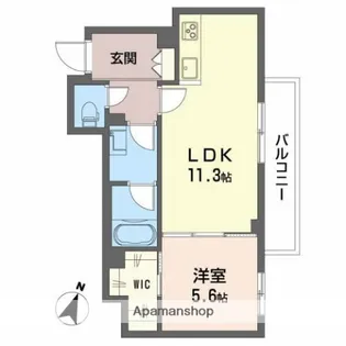 サニーコート【3階】の間取り