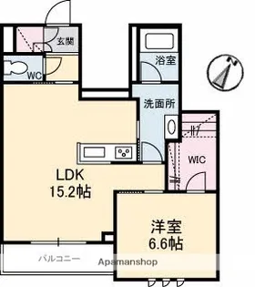 セルディーナ早島駅前【2階】の間取り