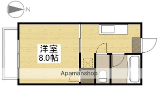 アサヒハイツ【1階】の間取り