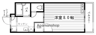 プレステージ松島【4階】の間取り